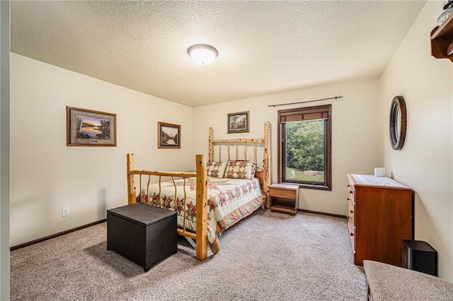 9750 SW 200th St, Smithville, MO 64089 - carpeted bedroom featuring a textured ceiling and baseboards