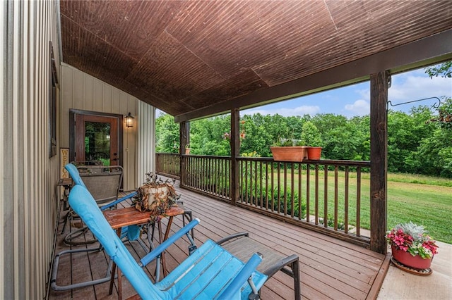 9750 SW 200th St, Smithville, MO 64089 - deck with a lawn