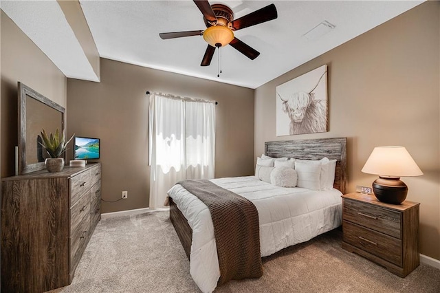 204 SW Ansel Adams Dr, Lees Summit, MO 64081 - bedroom featuring light colored carpet and a ceiling fan