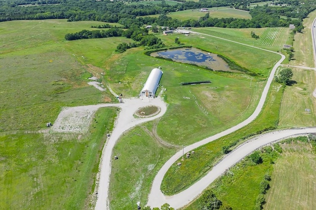 24305 Loring Rd, Lawrence, KS 66044 - view of property location featuring rural landscape and a large body of water
