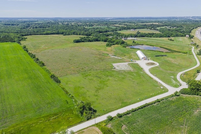 24305 Loring Rd, Lawrence, KS 66044 - view of rural area featuring rows of crops