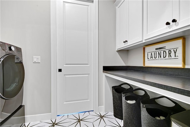11126 W 172nd Ter, Overland Park, KS 66221 - laundry room featuring washer / dryer and cabinet space