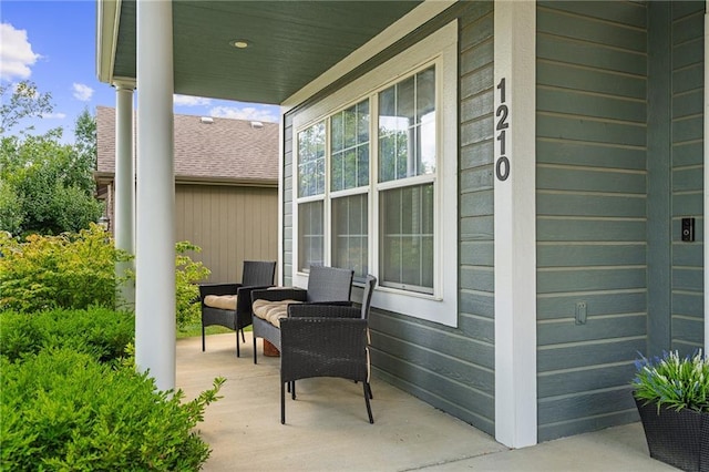 1210 NW Persimmon Dr, Grain Valley, MO 64029 - view of porch