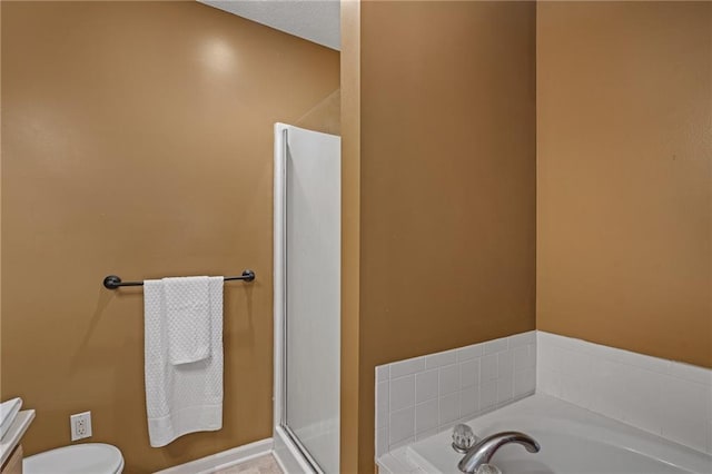 1210 NW Persimmon Dr, Grain Valley, MO 64029 - bathroom featuring a bath and a stall shower