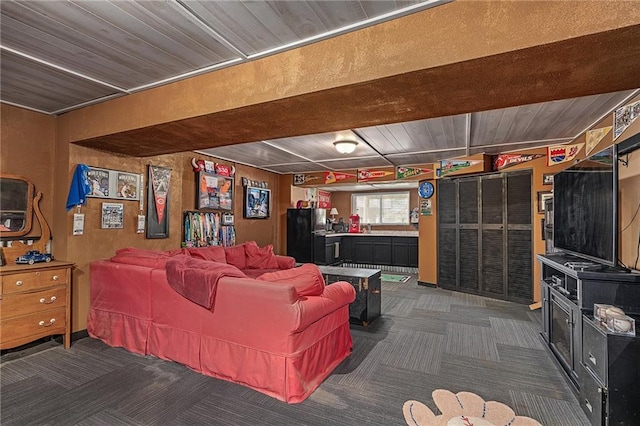 1210 NW Persimmon Dr, Grain Valley, MO 64029 - living area featuring carpet floors