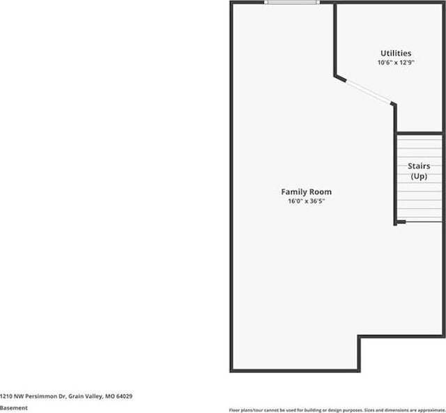 1210 NW Persimmon Dr, Grain Valley, MO 64029 - view of property floor plan