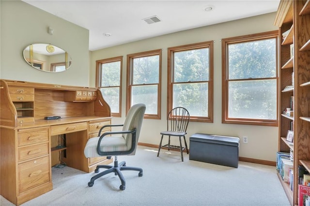 3038 Weaver School Rd, Odessa, MO 64076 - office area with light carpet