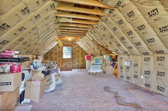 3038 Weaver School Rd, Odessa, MO 64076 - view of unfinished attic