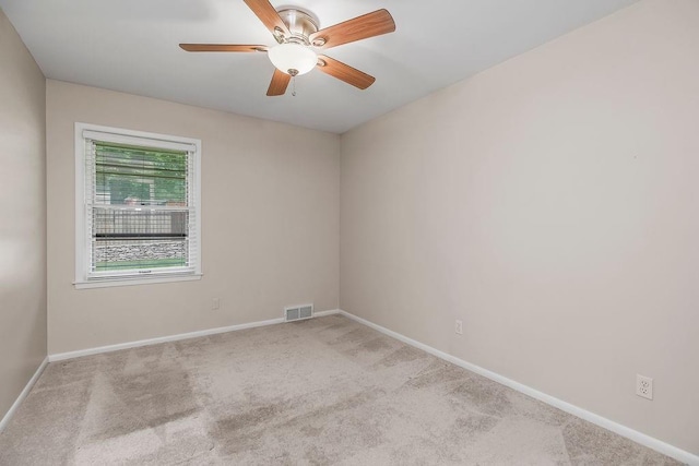 7718 W 100th St, Overland Park, KS 66212 - carpeted empty room featuring baseboards and a ceiling fan