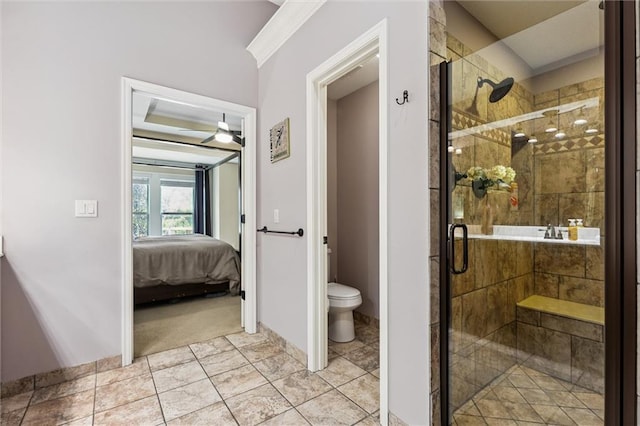 18501 S Butternut St W, Gardner, KS 66030 - full bath featuring a stall shower and ensuite bath