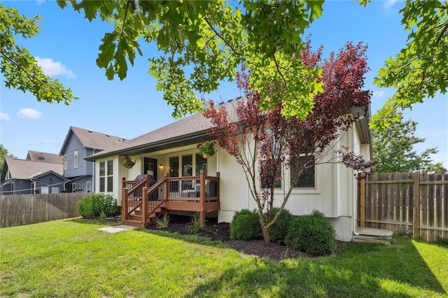 18501 S Butternut St W, Gardner, KS 66030 - rear view of house featuring a fenced backyard