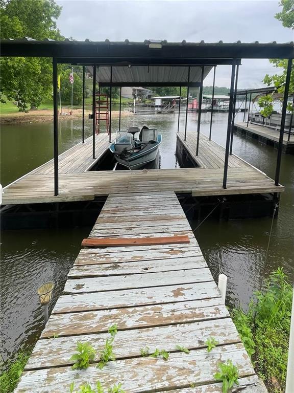 1807 Dodds Camp Rd, Climax Springs, MO 65324 - dock featuring a water view