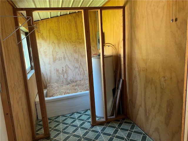 310 E 3rd Ave, Garnett, KS 66032 - bathroom with water heater