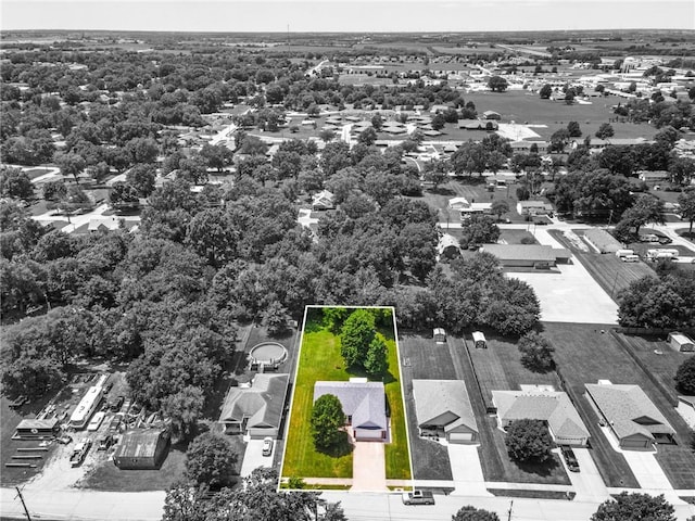 903 Howenstein St, Cameron, MO 64429 - aerial perspective of suburban area featuring property boundaries highlighted