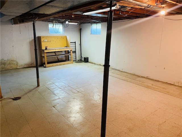 506 1st Ter, Lansing, KS 66043 - basement with tile patterned floors