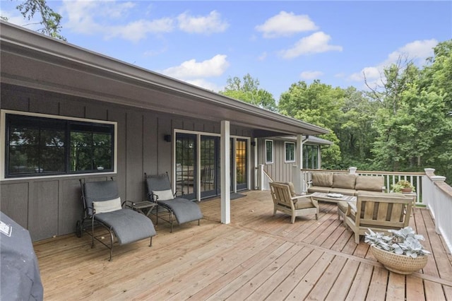 180 Terrace Trl S, Lake Quivira, KS 66217 - deck with outdoor lounge area