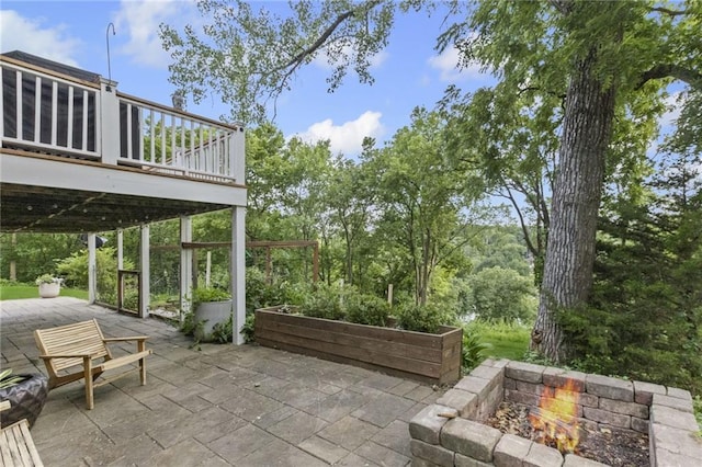 180 Terrace Trl S, Lake Quivira, KS 66217 - view of patio featuring a wooden deck