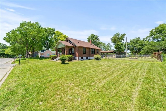 1340 Spruce St, Leavenworth, KS 66048 - view of yard