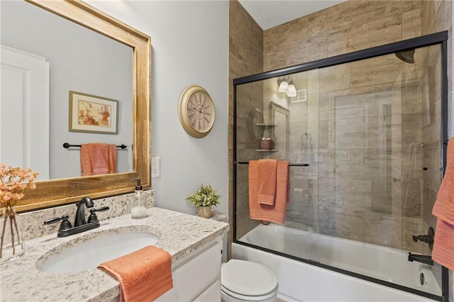 801 155th Ter, Basehor, KS 66007 - full bathroom with vanity and bath / shower combo with glass door