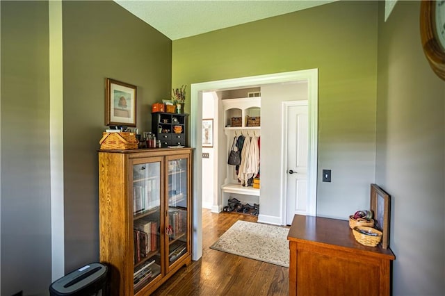4500 Parks Summit Ter, Lees Summit, MO 64064 - corridor featuring dark wood-style floors and baseboards