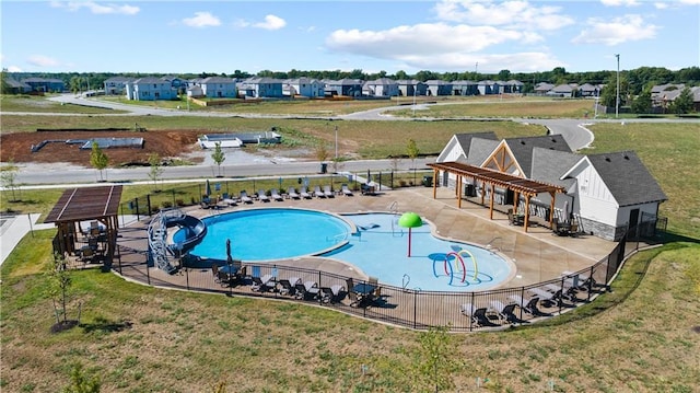 28501 W 161st Ter, Gardner, KS 66030 - community pool featuring a patio