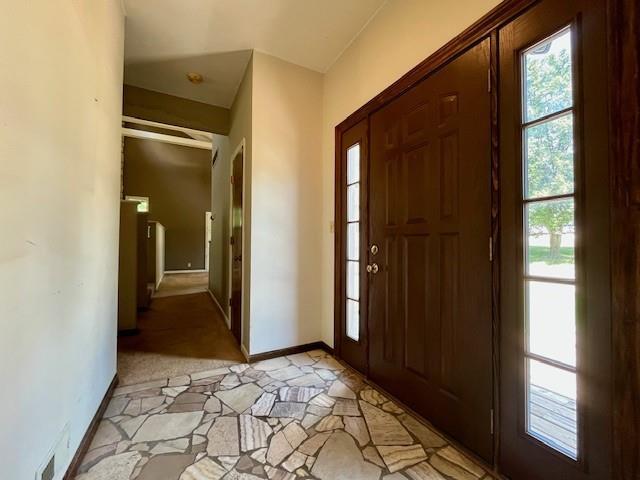 6960 Dancaster Rd, Topeka, KS 66610 - foyer featuring plenty of natural light