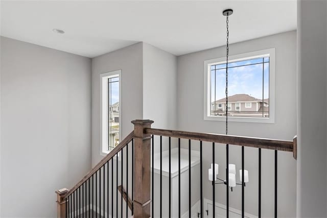 28225 W 162nd Ter, Gardner, KS 66030 - staircase featuring a chandelier