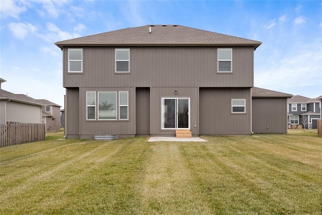 28225 W 162nd Ter, Gardner, KS 66030 - back of property featuring a shingled roof and a patio area