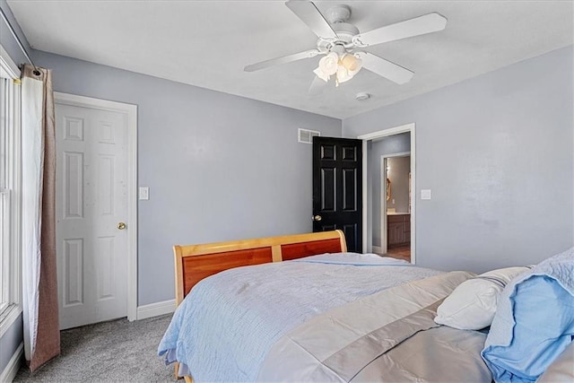 1148 N 1st Rd, Baldwin City, KS 66006 - bedroom featuring carpet flooring and ceiling fan