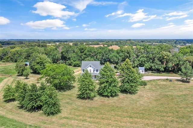 1148 N 1st Rd, Baldwin City, KS 66006 - view from above of property with a forest
