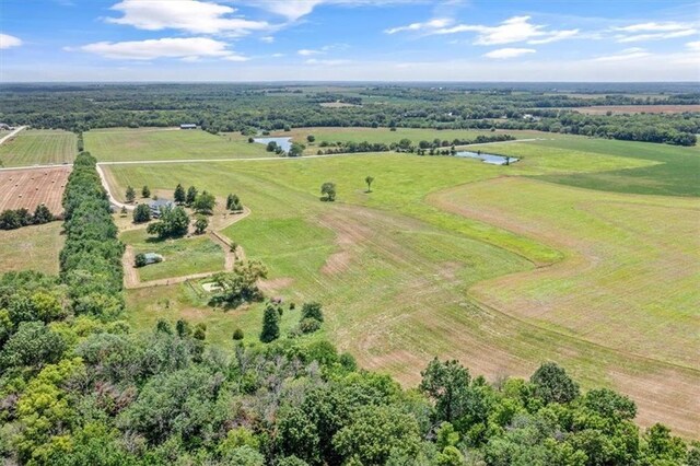 1148 N 1st Rd, Baldwin City, KS 66006 - aerial view of sparsely populated area featuring a large body of water