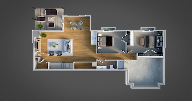 12517 S Hedge Ct, Olathe, KS 66061 - view of room layout