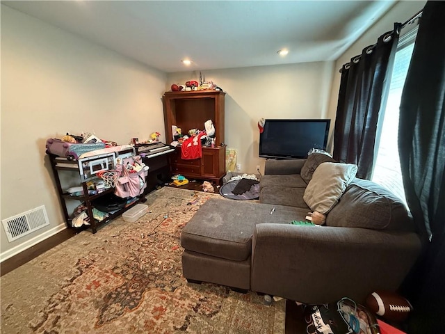 6212 Hadley St, Mission, KS 66202 - living room featuring recessed lighting and wood finished floors