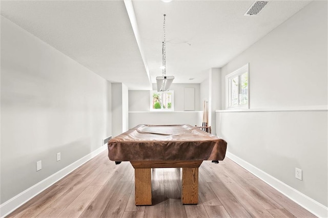 1108 W Pleasant Dr, Raymore, MO 64083 - playroom featuring light wood-type flooring and billiards table