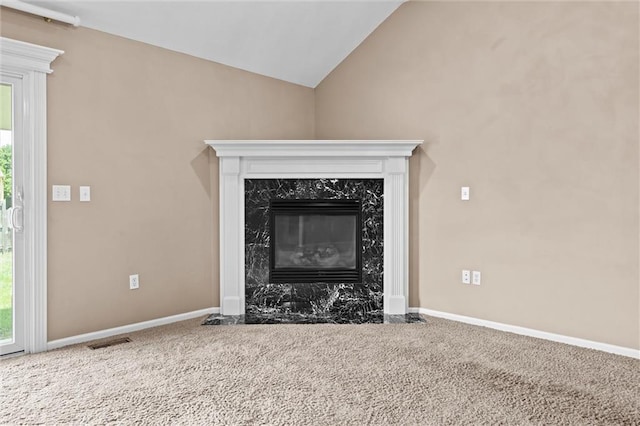 1002 W Howard Pl, Louisburg, KS 66053 - detailed view of carpet floors and a premium fireplace