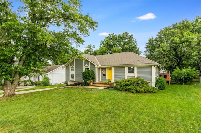 6613 E 123rd Ter, Grandview, MO 64030 - ranch-style house featuring a front yard