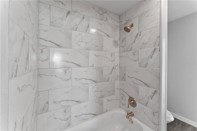 1205 E Parker Ave, Independence, MO 64050 - bathroom with toilet and washtub / shower combination