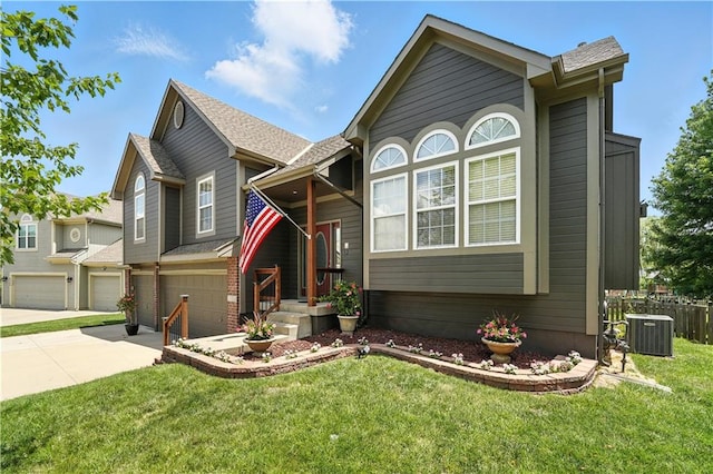 2353 SW Switchback Ct, Lees Summit, MO 64082 - view of front facade featuring a garage and concrete driveway