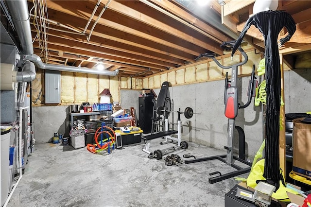 2353 SW Switchback Ct, Lees Summit, MO 64082 - workout room featuring electric panel