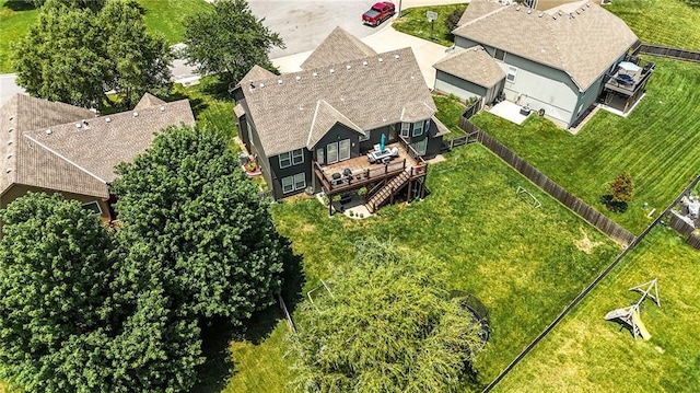 2353 SW Switchback Ct, Lees Summit, MO 64082 - aerial view of property and surrounding area