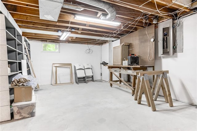 8224 Linden Dr, Prairie Village, KS 66208 - basement featuring electric panel