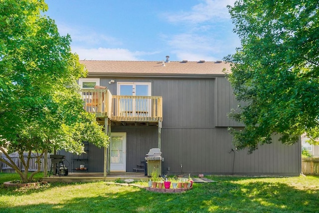 31241 W 172nd Ter, Gardner, KS 66030 - rear view of house with a balcony and a patio area