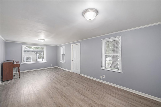 221 S High St, Independence, MO 64054 - entrance foyer with crown molding and wood finished floors