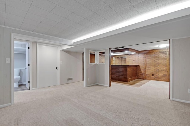 11016 W 96th Ter, Overland Park, KS 66214 - finished basement with carpet and bar