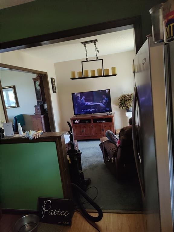505 E Harold St, Olathe, KS 66061 - living room with carpet floors