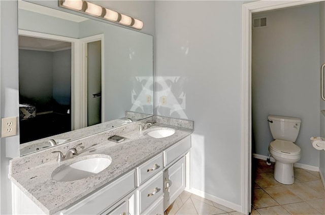 6236 W 156th St, Overland Park, KS 66223 - full bathroom with double vanity and tile patterned floors