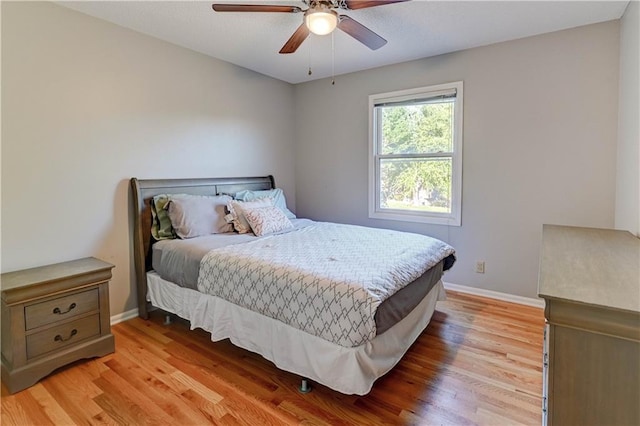 6236 W 156th St, Overland Park, KS 66223 - bedroom with light wood-type flooring and a ceiling fan