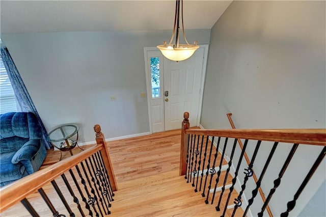 6236 W 156th St, Overland Park, KS 66223 - entryway with light wood-style flooring and baseboards