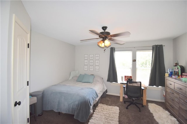 1207 SW 9th St, Oak Grove, MO 64075 - bedroom with carpet and a ceiling fan
