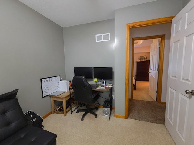 127 Hondo St, Lathrop, MO 64465 - carpeted office space featuring baseboards